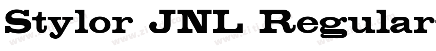 Stylor JNL Regular字体转换